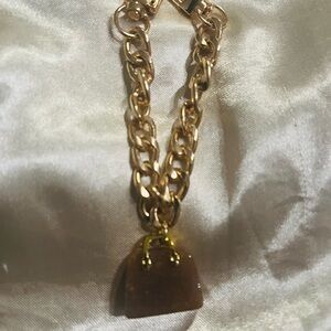 Elegant Purse / Bag Charm with chain.